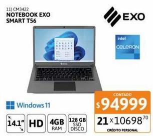 Notebook EXO Smart T56 Cel 14.1" 4-128SSD