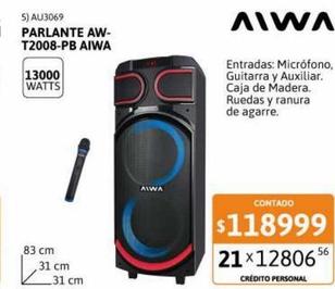 Parlante AW-T2008-PB Aiwa 
