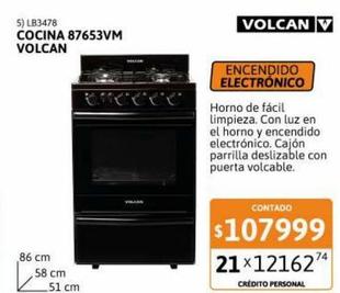 Cocina 87653VM 4 hornallas Volcan