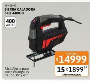 Sierra caladora Skil 4400 400W 220V con 1 hoja de sierra