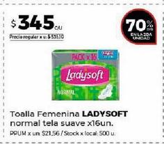 Toallas femeninas Ladysoft