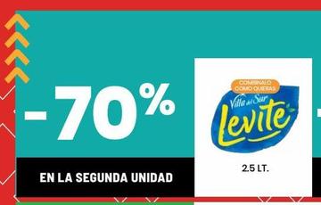 Bebidas Levité 2,5lt -70%