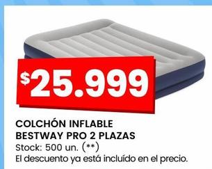 COLCHÓN INFLABLE BESTWAY PRO 2 PLAZAS