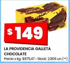 LA PROVIDENCIA GALLETA CHOCOLATE