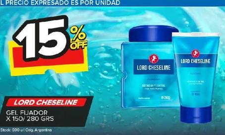 Gel fijador Lord Cheseline x 150/280g