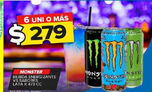 Bebida energética Monster x 473cc