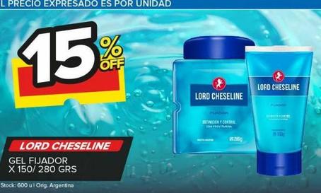 Gel fijador Lord Cheseline x 150/280g