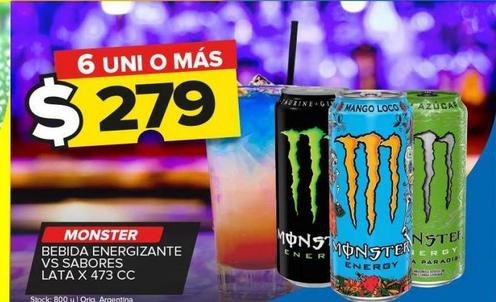 Bebida energética Monster x 473cc
