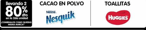 cacao en polvo Nesquik