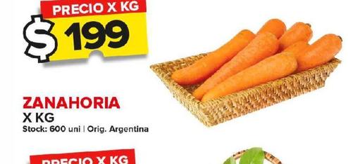 Zanahorias x Kg 