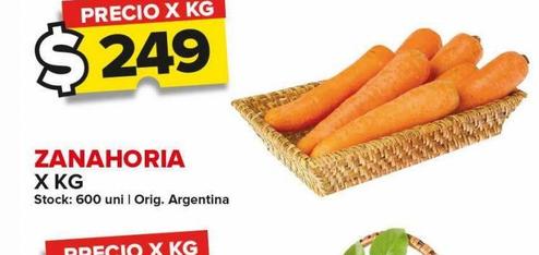 Zanahorias x Kg 