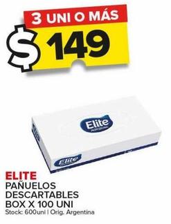 Pañuelos Elite x 100un
