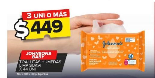 Toallas femeninas Johnson's