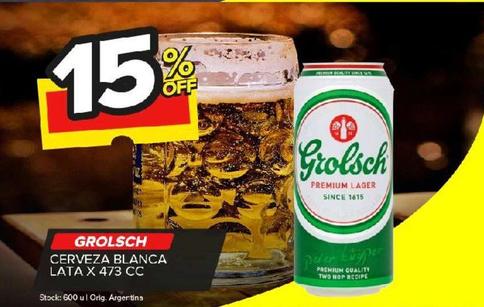 Cerveza Grolsch x 473cc
