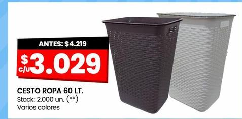 CESTO ROPA 60 LT