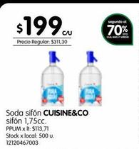 Soda Sifón C&CO 1.75cc