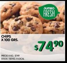Cookies Chips 100g