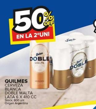 Cerveza blanca Quilmes 6 x 410cc