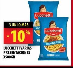 LUCCHETTI VARIAS PRESENTACIONES X500GR