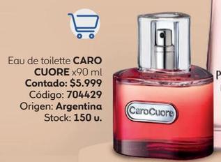 Eau de toilette Caro Cuore 90ml