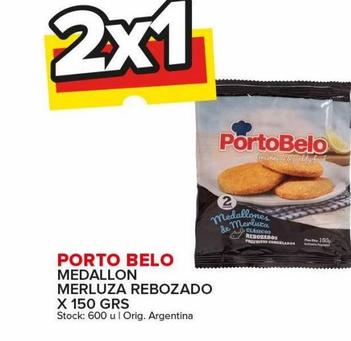 medallón de merluza rebozado Portobelo x 150g