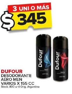 desodorante Dufour aero men x 155cc