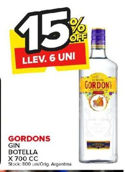 gin Gordon's x 700cc