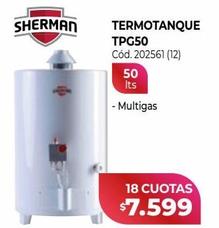 Sherman TERMOTANQUE TPG50