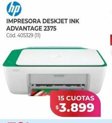 HP IMPRESORA DESKjET INK ADVANTAgE 2375