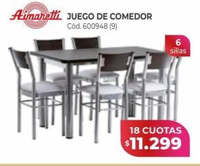 Aimaretti JUEGO DE COMEDOR