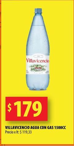 Agua con gas Villavicencio x 150cc