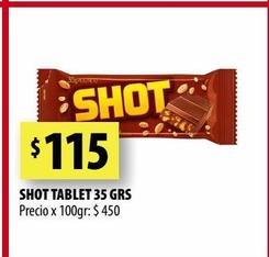 SHOT TABLET 35 GRS