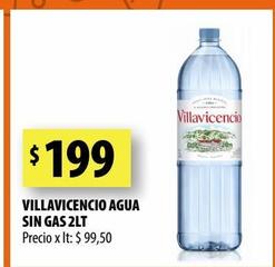 VILLAVICENCIO AGUA SIN GAS 2LT