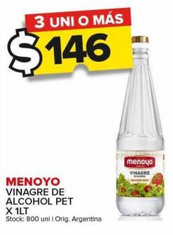 vinagre Menoyo alcohol 1L