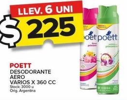 Desodorante Poett x 360cc