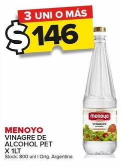 Vinagre de alcohol Menoyo x 1L