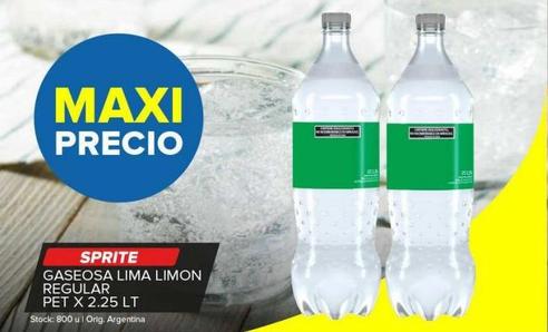 Gaseosa Sprite x 2.25L