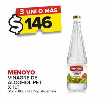 Vinagre de alcohol Menoyo x 1L