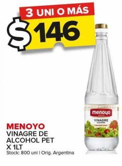 Vinagre de alcohol Menoyo x 1L