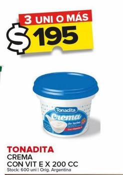 Cremas Tonadita