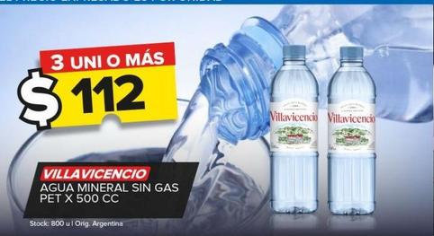 Agua Villavicencio 500cc