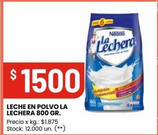 Leche en polvo La Lechera 800g