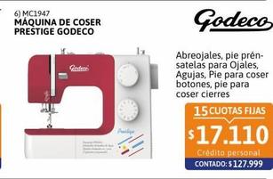 Máquina de coser Prestige Godeco