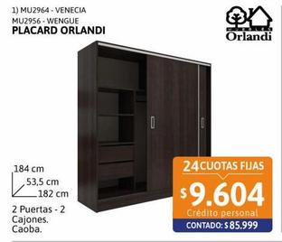 Placard Orlandi corredizo W 276