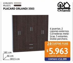 Placard Orlandi 3503 Wengue
