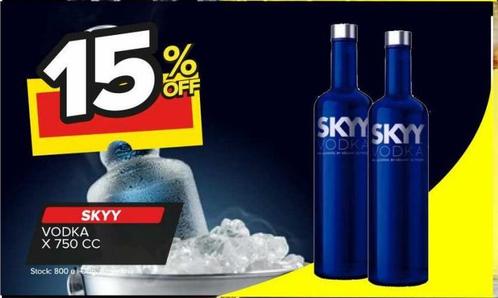 Vodka Skyy x 750cc