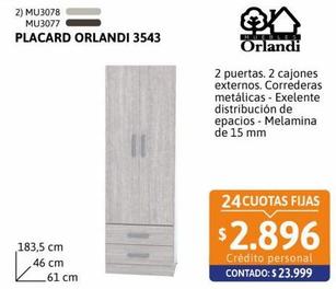 Placard Orlandi 3545 Venecia