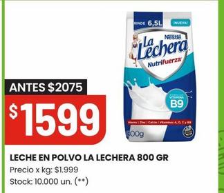 LECHE EN POLVO LA LECHERA 800 GR