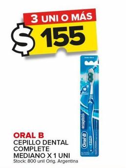 Cepillo dental Oral B x 1un