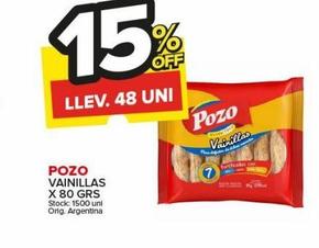 vainillas Pozo 80g